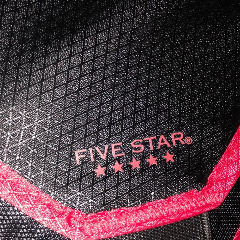Five Star Red and Black Binder